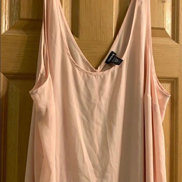 Torrid Pink Chiffon Tank - Picture 3 of 3